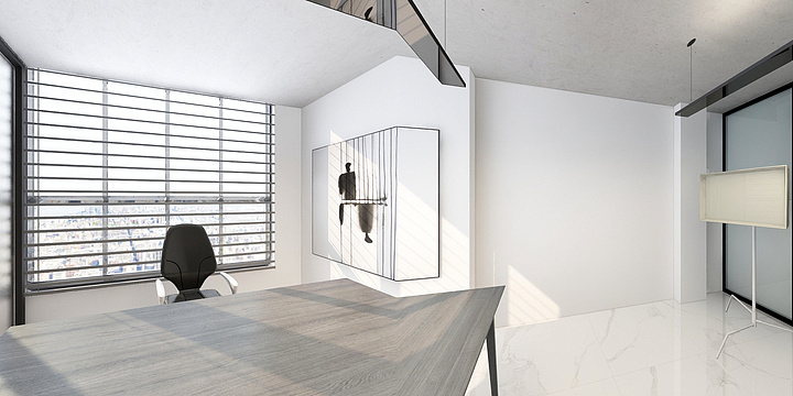 田小宝创作-北荡办公室(1)林-装修设计方案