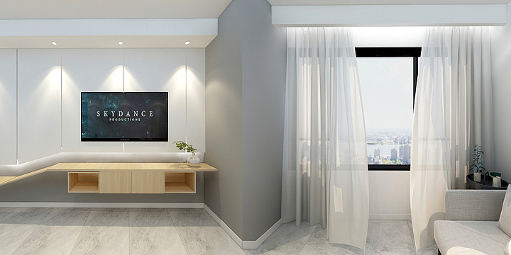 龚璐-龙湖领御2期86.3㎡极简-装修设计方案