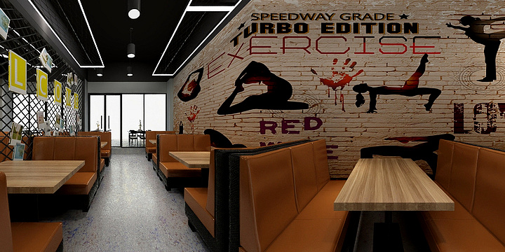 迷途PUS-烧烤店工业风设计-装修设计方案