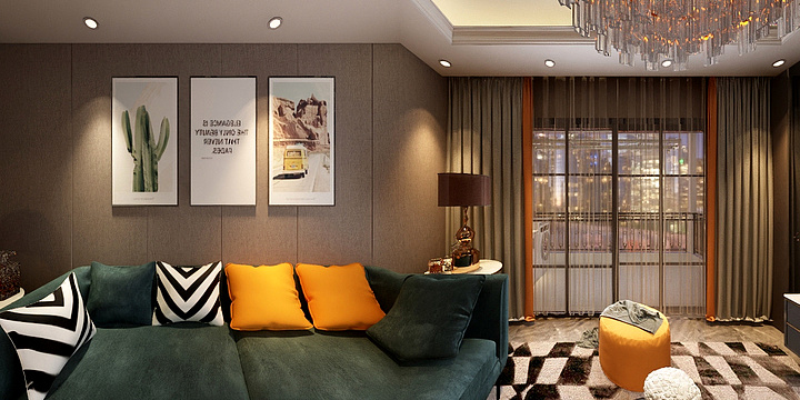 雪无痕616-时尚家园01-装修设计方案