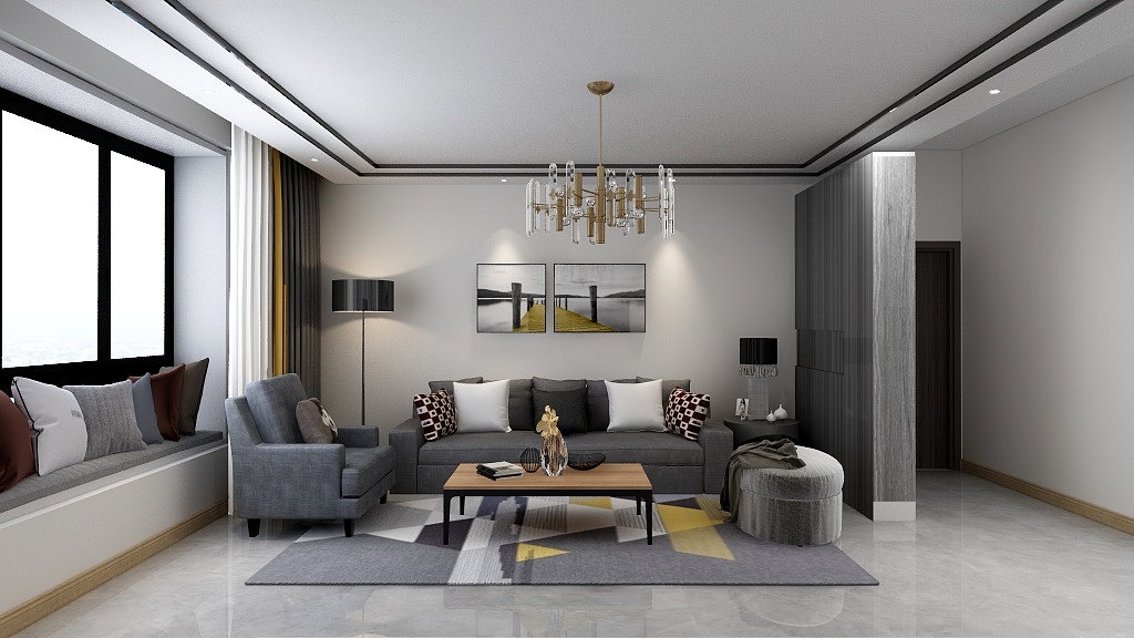 Mustardslf-家乐福小区福苑7-2-201吴姐-装修设计方案