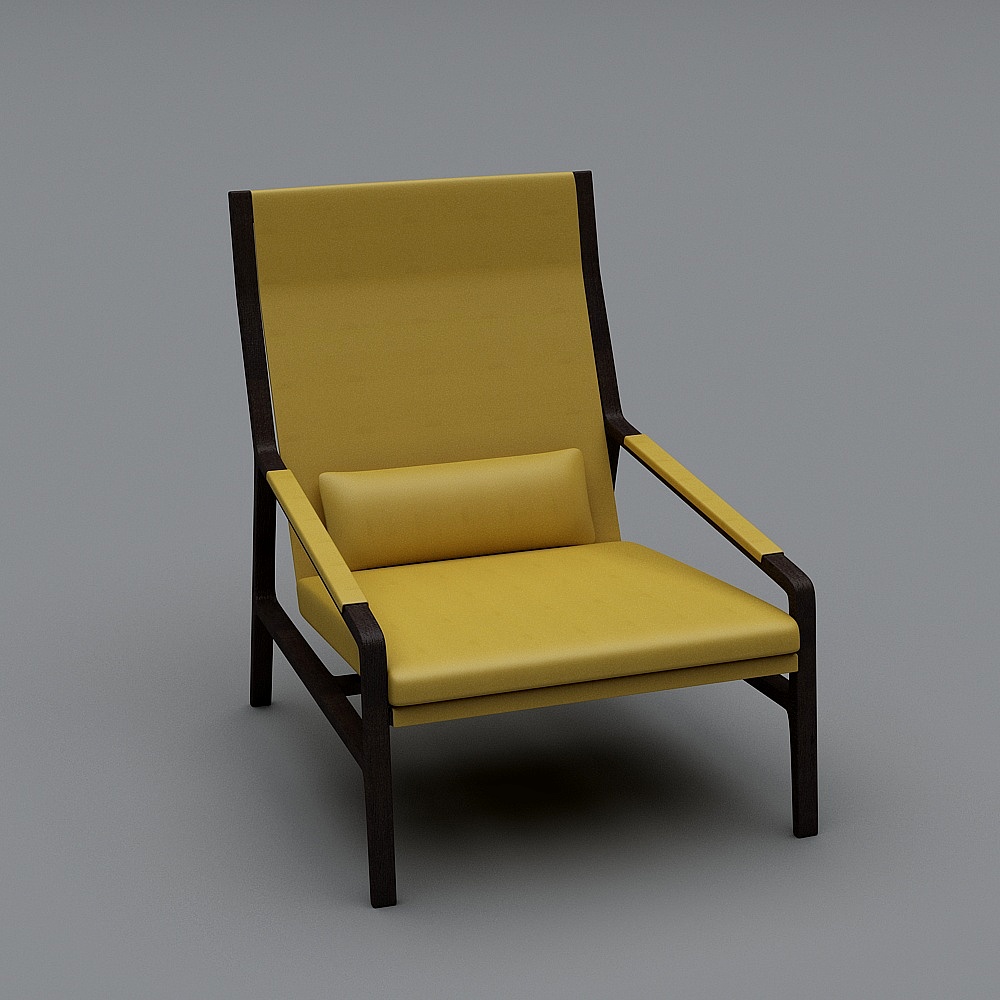 易格  FM532-B休闲椅3D模型
