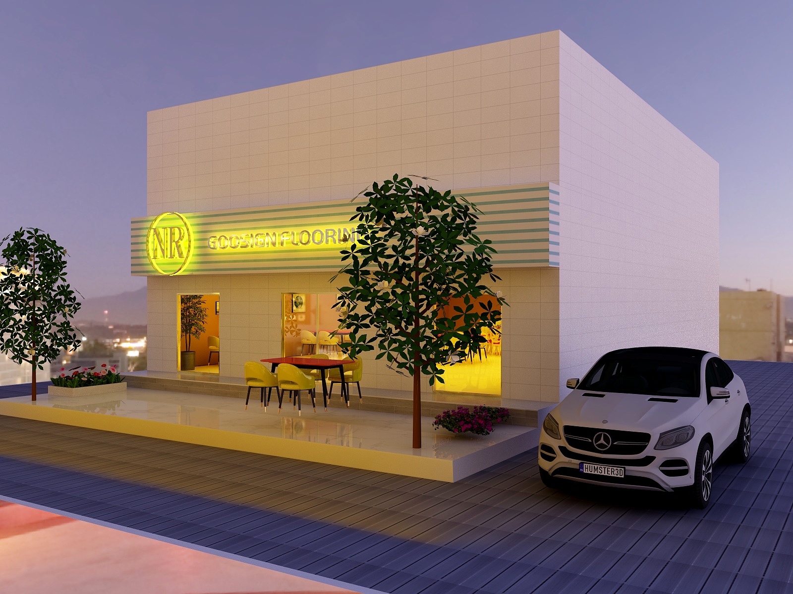 胡俊斌-强强奶茶店设计-装修设计方案