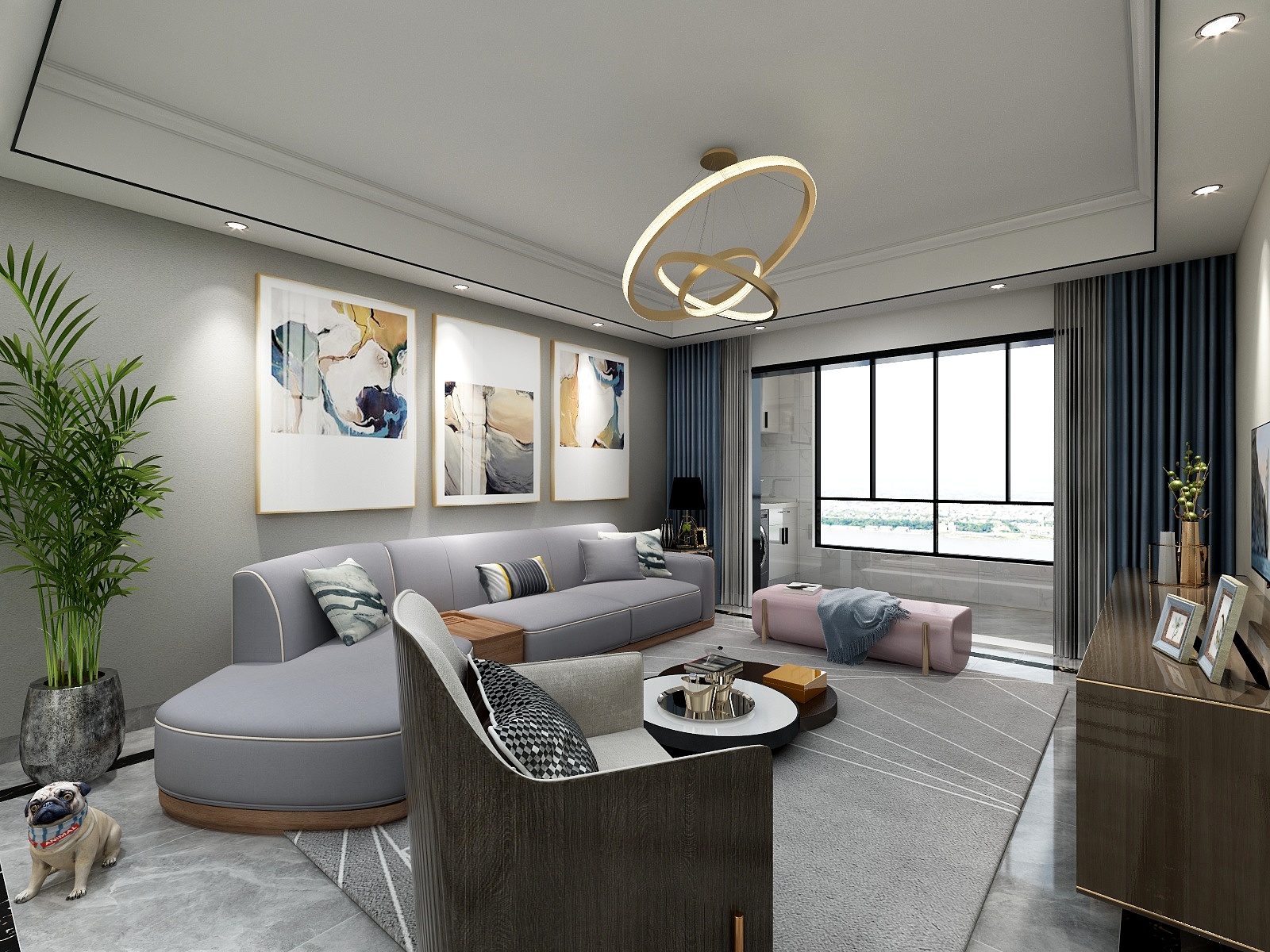 筆墨@-现代轻奢-装修设计方案