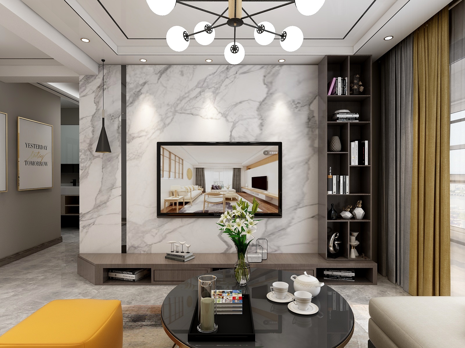 孤魂傲-中海名士华庭-装修设计方案