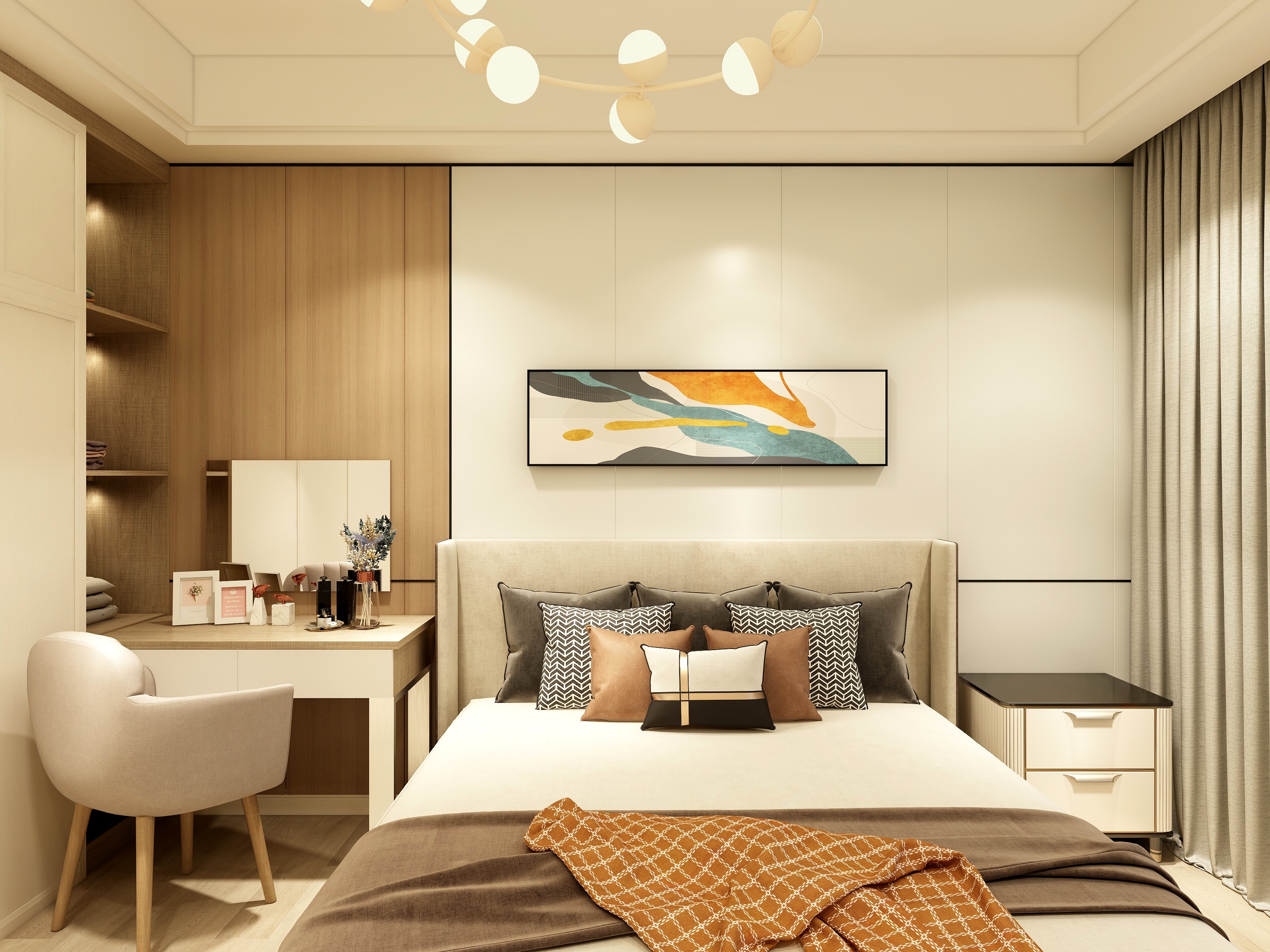 壹诺设计工作室-现代简约装修效果图