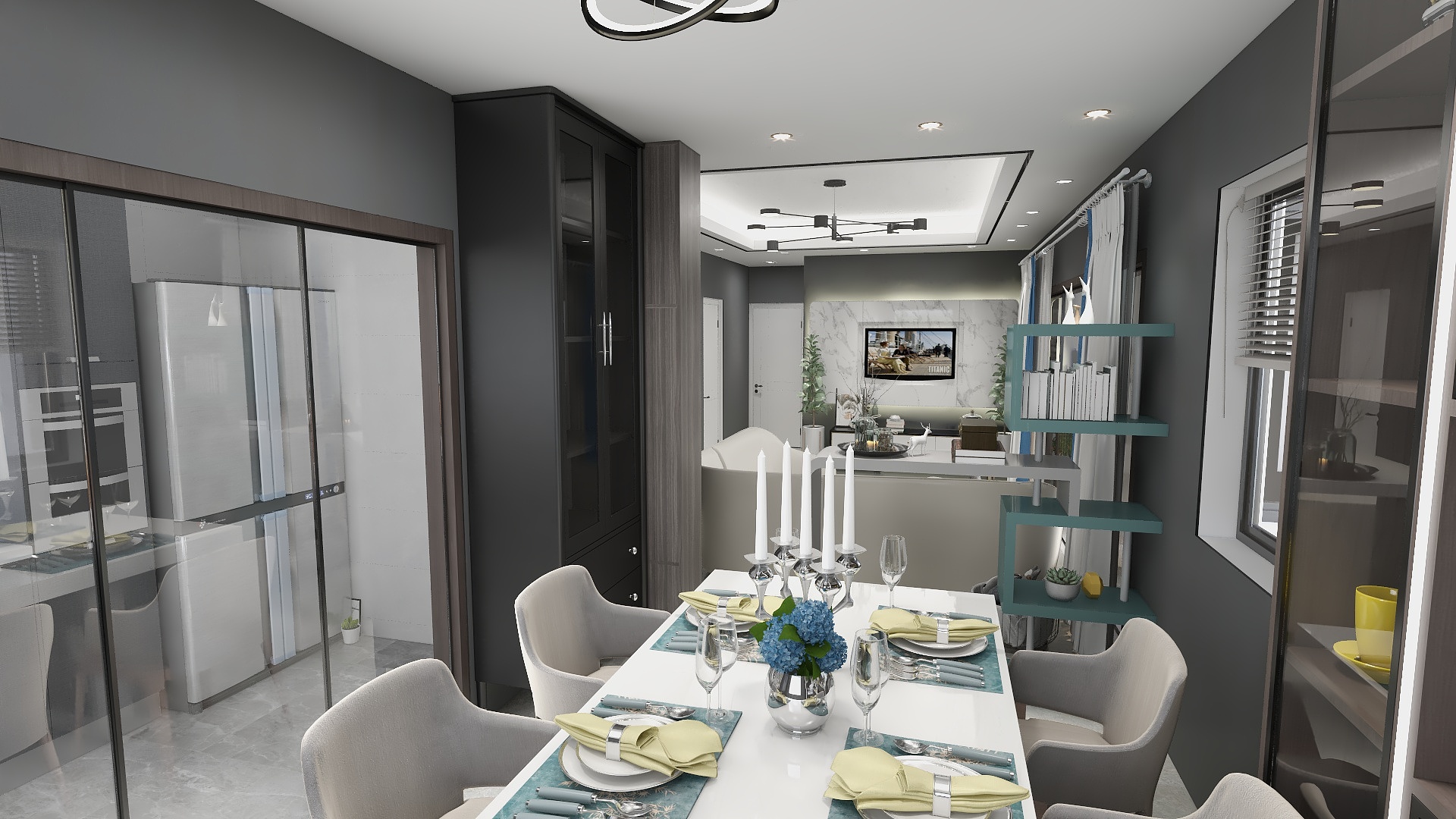 方勇先生-89.50㎡-装修设计方案