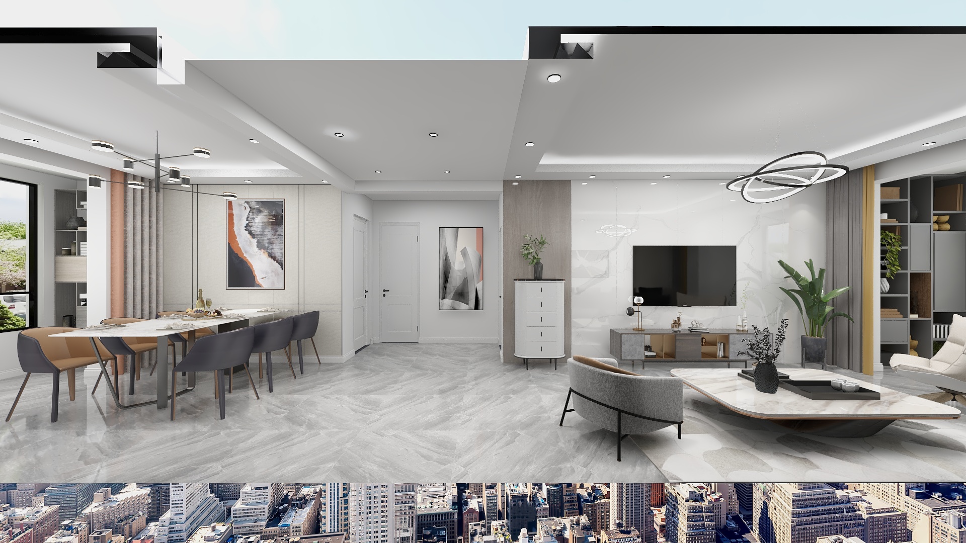 隐山国际-远洋仰山125㎡-装修设计方案