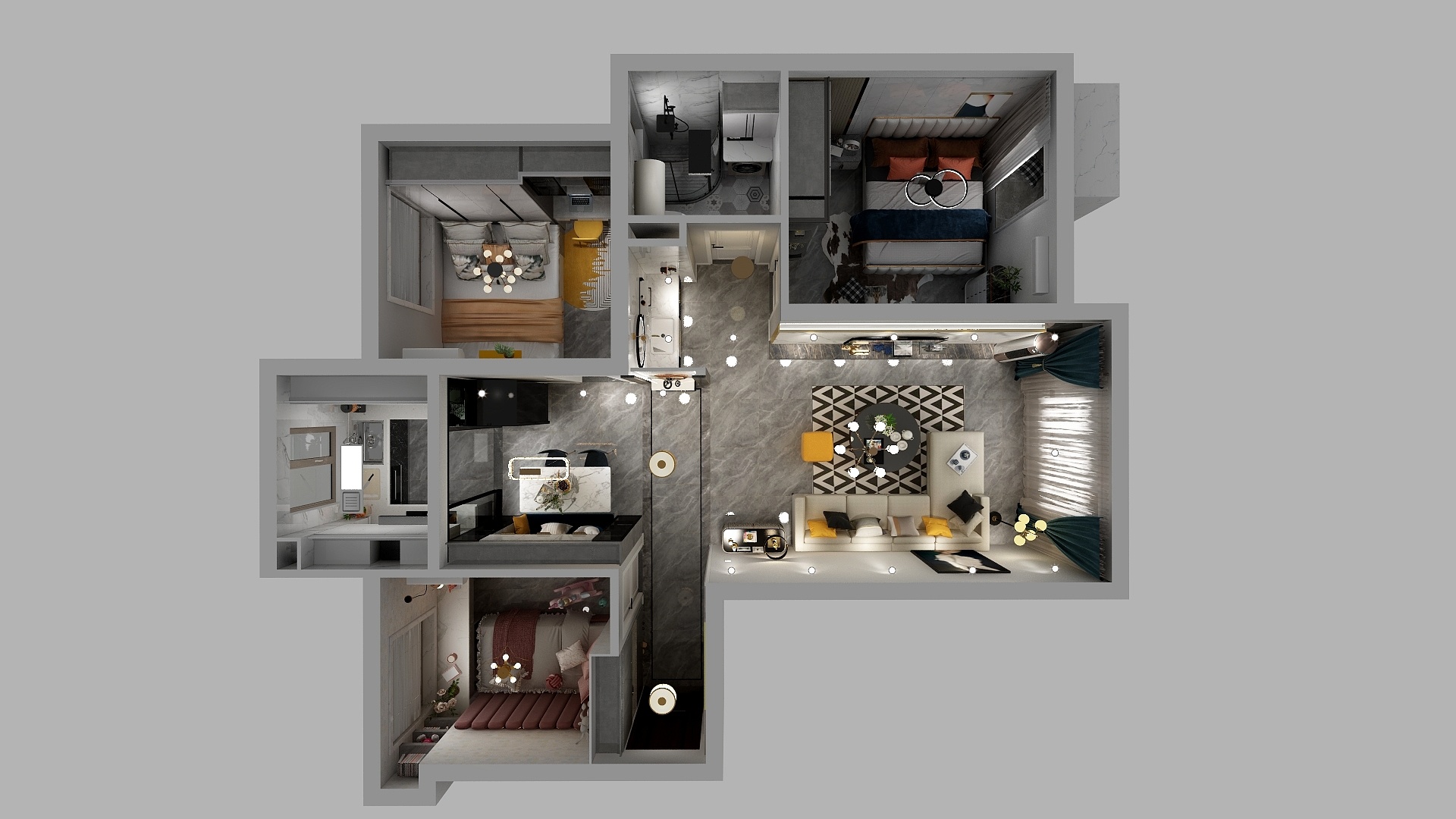 中凯建业-璟悦府201-装修设计方案