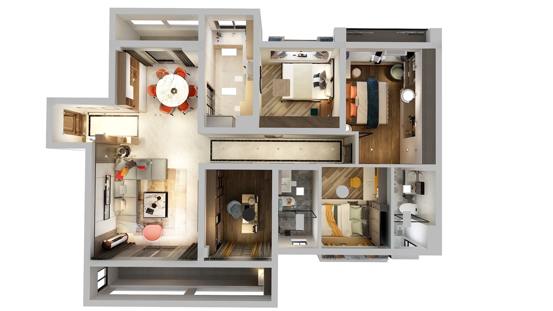 KM設計-碧桂园 越秀・西江悦府-装修设计方案