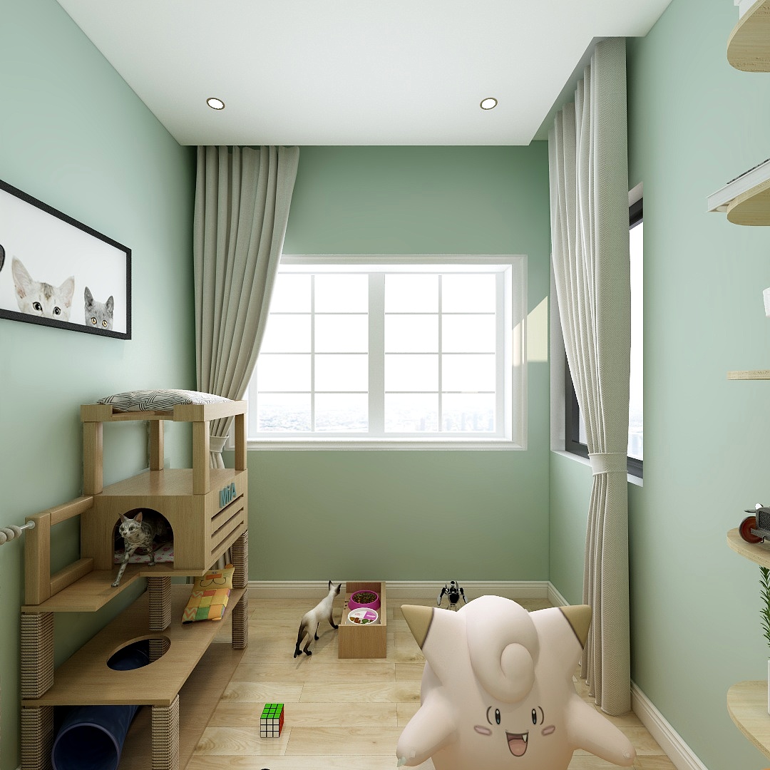 Exilekiss-德信海德公园83.00㎡A2’3室2厅1卫1厨-装修设计方案