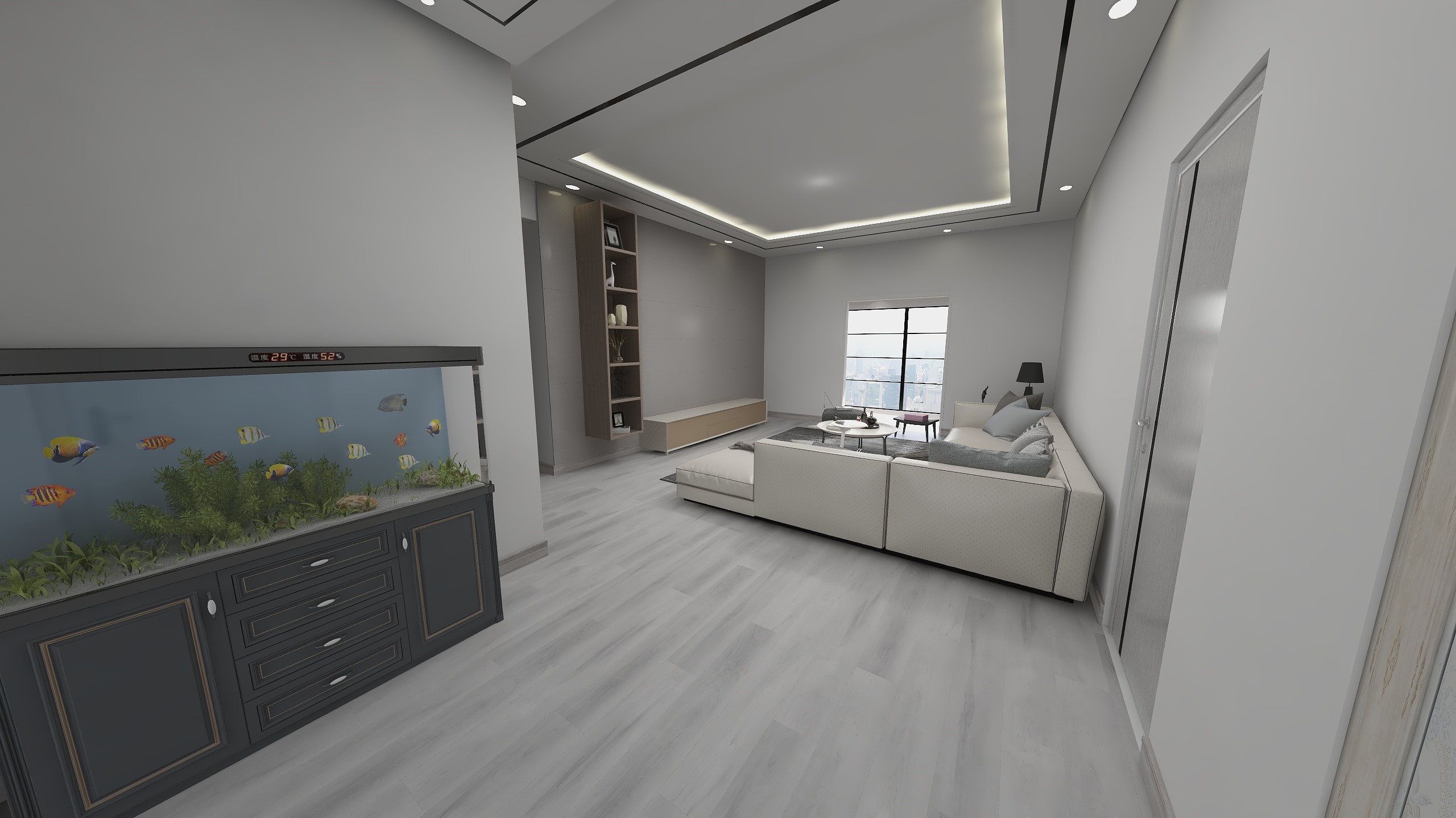 圣保罗装饰何自强-鼎立B区1单601-装修设计方案