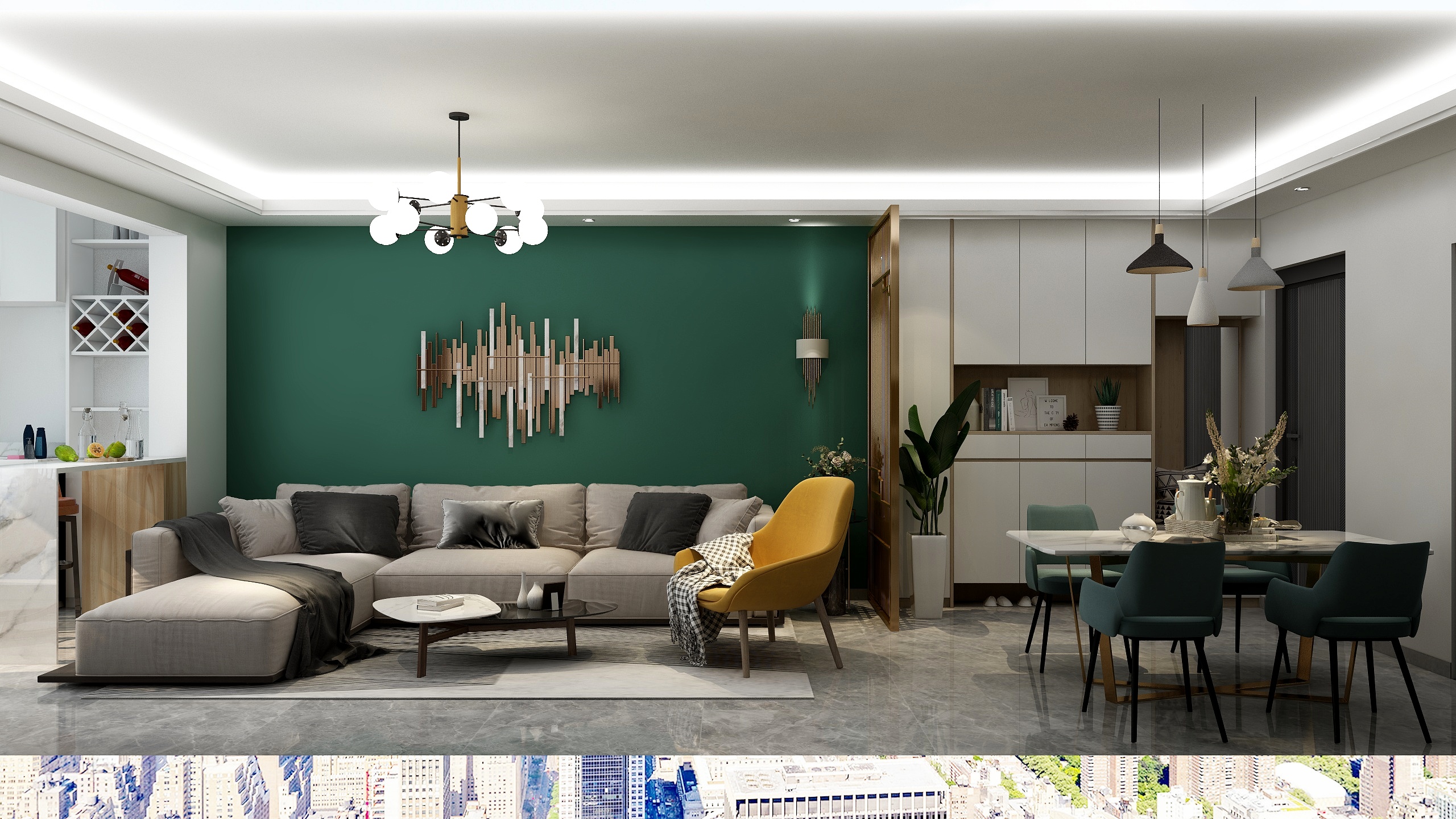 设计师泽-云上四季现代风雅居。-装修设计方案