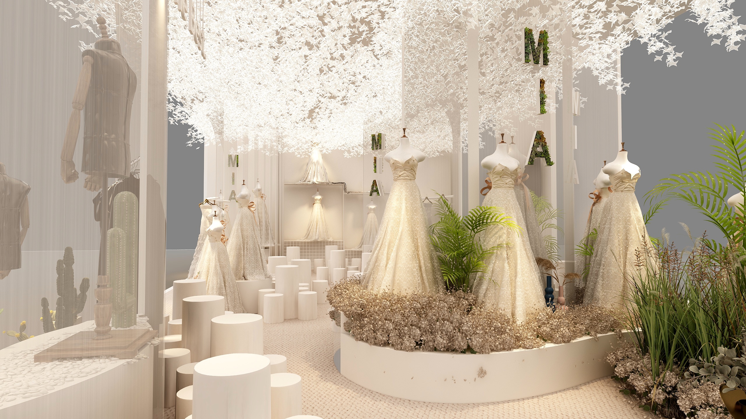 莫二MorrekJYo-MIA婚纱展厅-装修设计方案