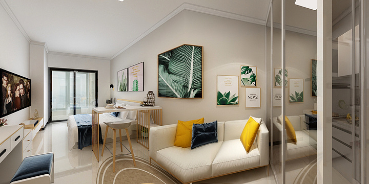 阳光带鸟语-曼哈顿-装修设计方案