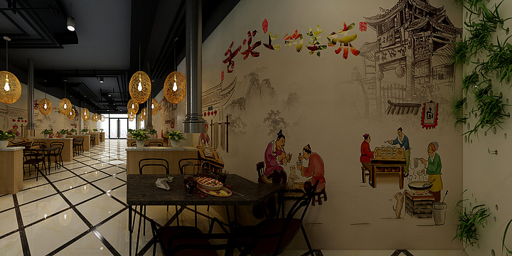 舒佳设计-易大叔烧烤吧-副本-装修设计方案