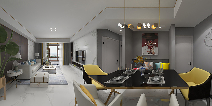 北京XI室内空间设计-万德福商住房改造-装修设计方案