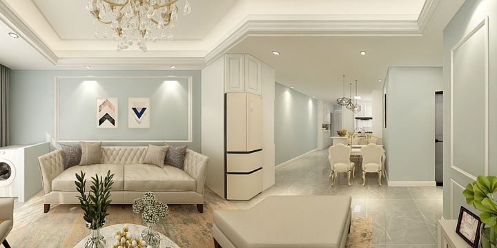 Jerryzha0-万达方案-简欧-装修设计方案
