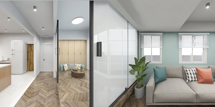 大野Design-清雅小居-装修设计方案