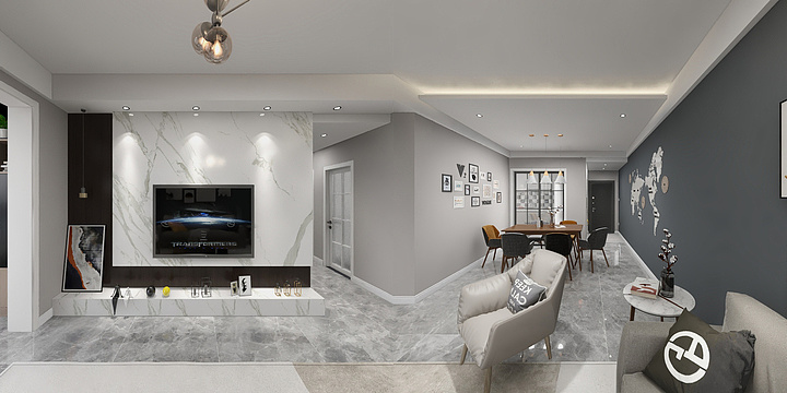 Yiker-中央国际7-24-5邱先生设计-装修设计方案