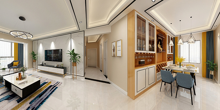 设计师周伟-红树东方5-9-4-装修设计方案