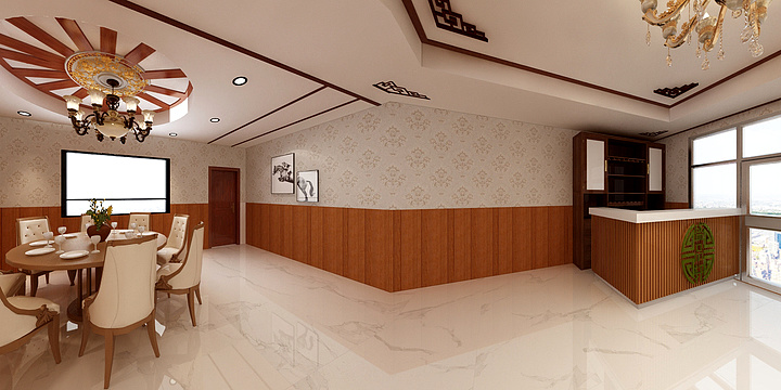 大超-蒙餐饭店-装修设计方案