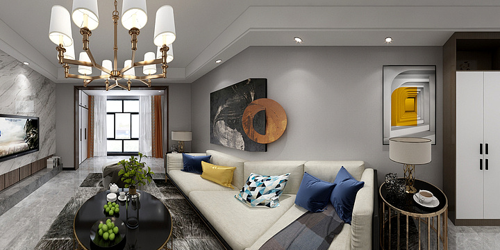 Lin江-丹凤华庭16栋5号户型-装修设计方案