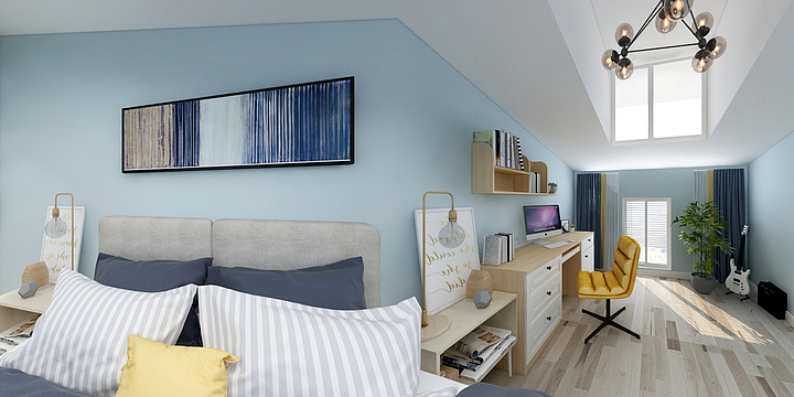 黄鑫设计-安泰小区7-601龙总雅居-装修设计方案