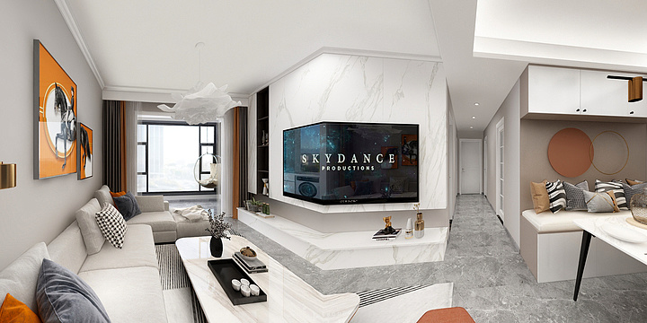 Rui空间设计-花千集现代风格-装修设计方案