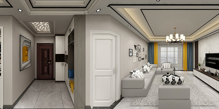 蒙城泓浩设计有限公司-鲲鹏湖二期-装修设计方案