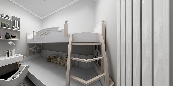 科咳可克-现代黑白灰-装修设计方案