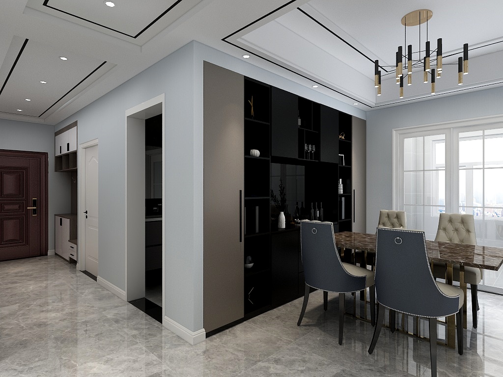 设计印象者-蓝波湾平面125㎡-装修设计方案