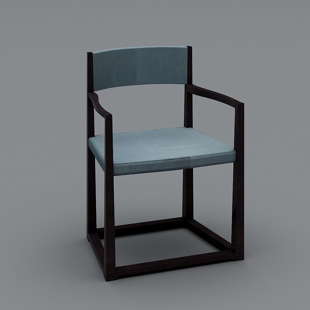 软包餐椅3D模型