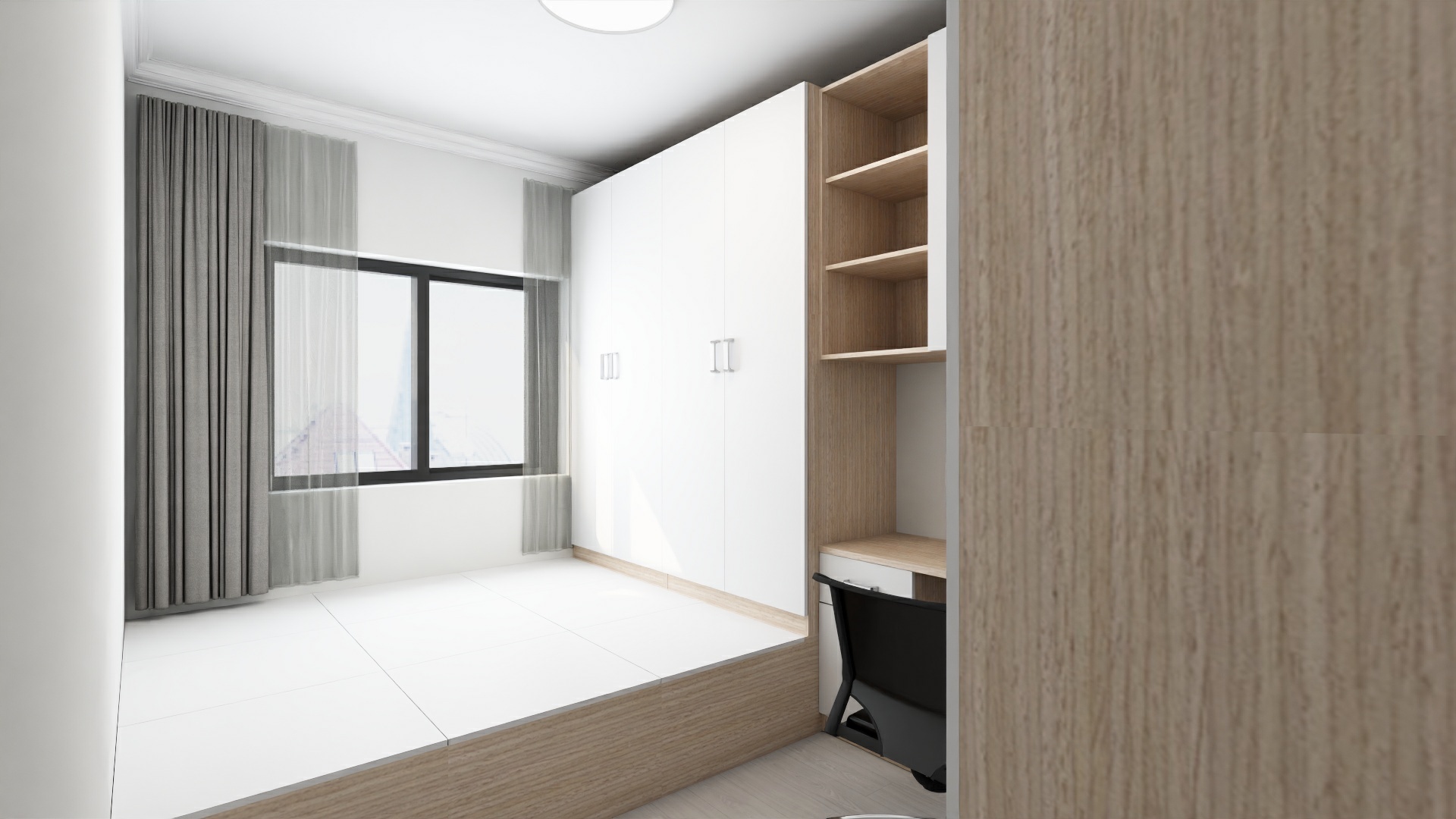 大连领峰设计-促进小区效果图-装修设计方案