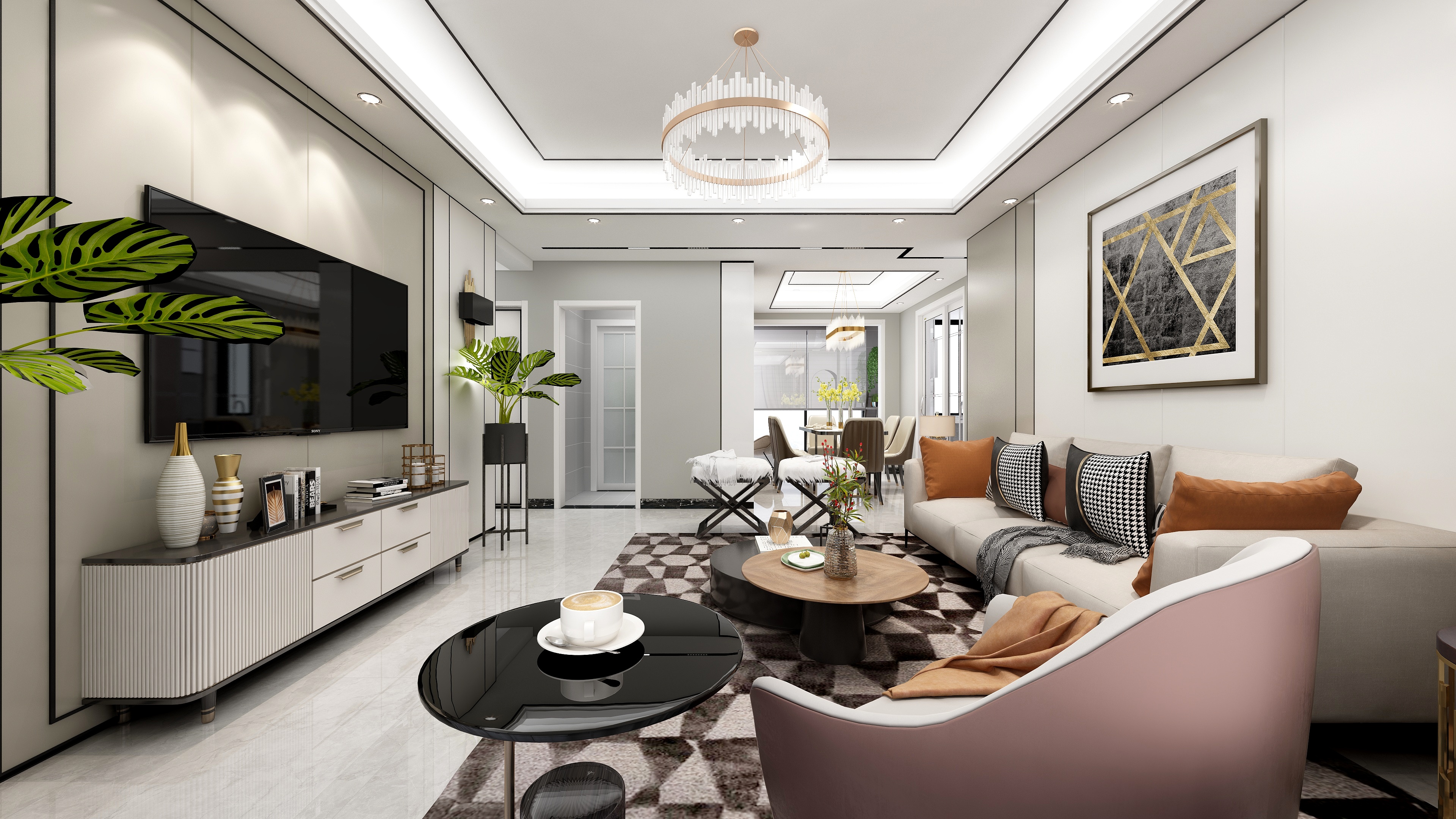 许瑞灵-现代轻奢|棕榈园|铂金装饰·许瑞灵-装修设计方案