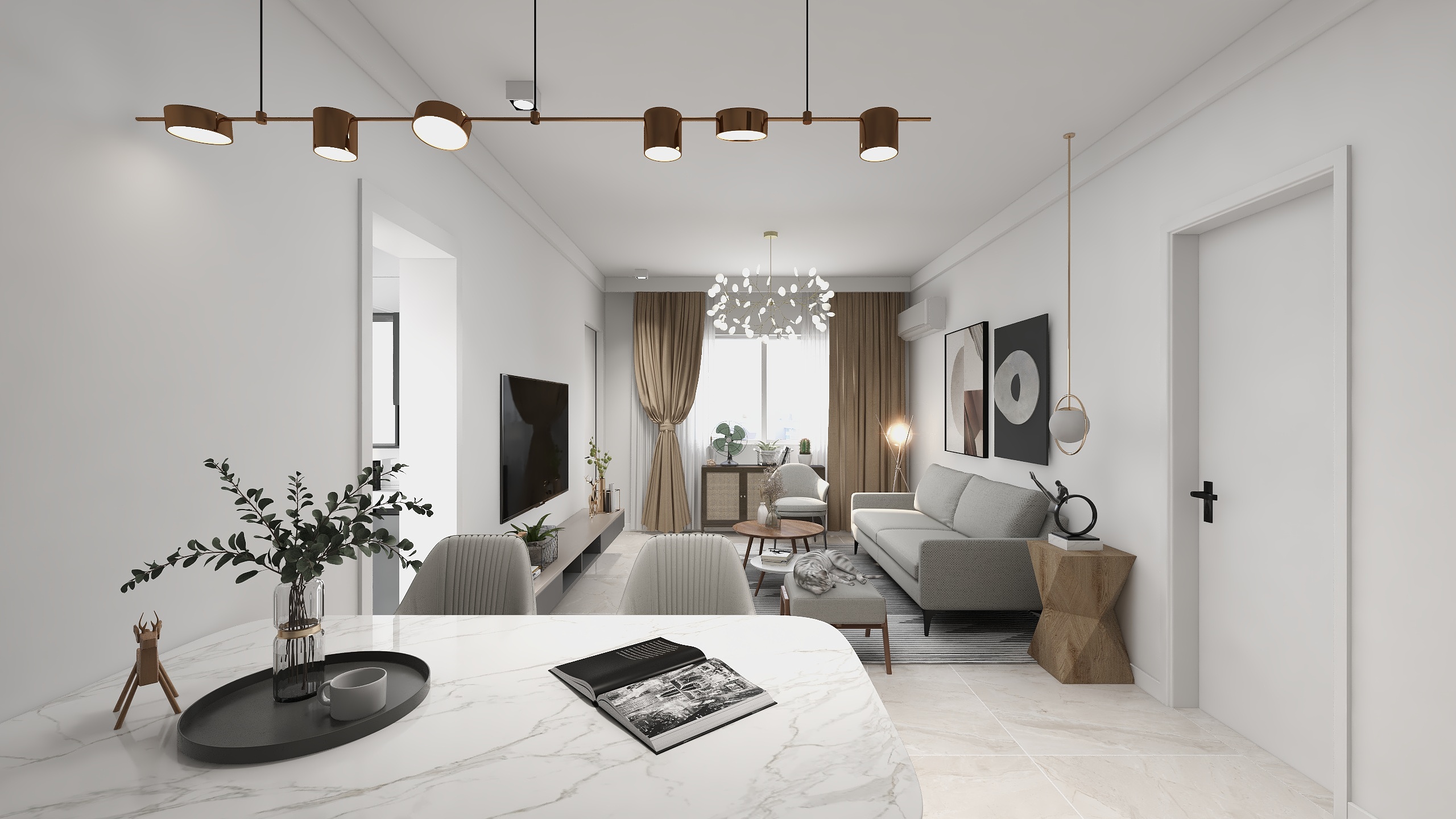 DesignerDong-晓山北村20栋501-装修设计方案