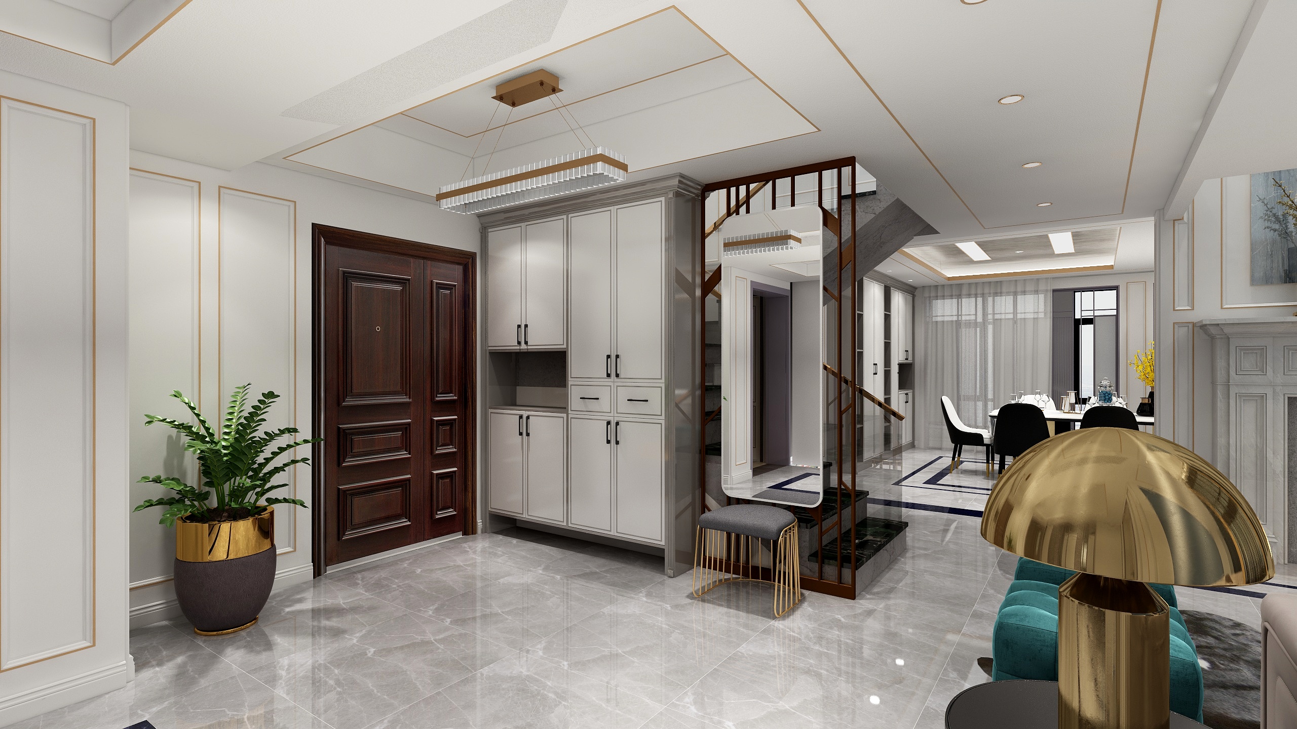 聂小北超帅-2层别墅轻奢风格--装修设计方案