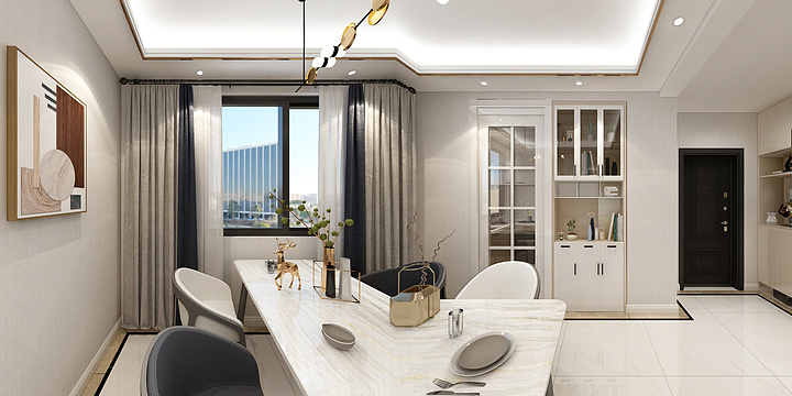 晨清丶以前-浅色：希-装修设计方案