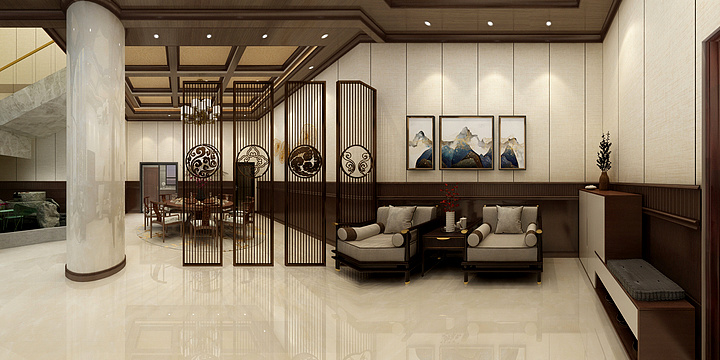 清风哩li-黄总-中式别墅2020.6.15-3-装修设计方案