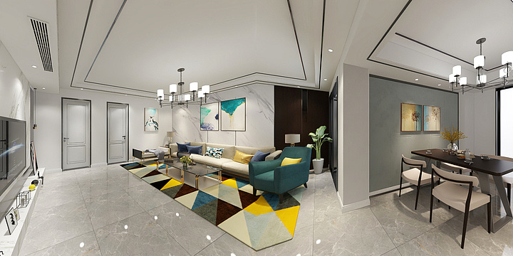 室内外装饰设计师-绿地理想城10-1-502-装修设计方案