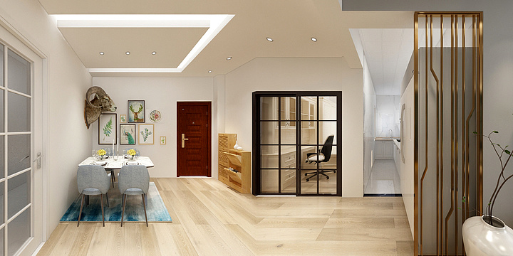 老鹿头-翡翠公园1-装修设计方案