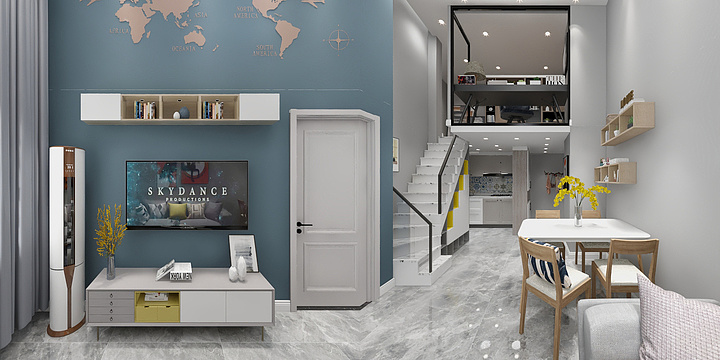 心心香印-小复式2-装修设计方案