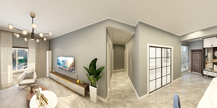 流岚星霜-三远大爱城11-302-装修设计方案