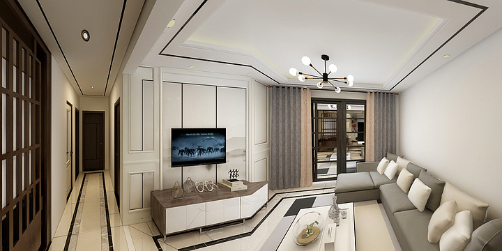 唐室家装设计-李贞贵3室2厅2卫1厨2阳台-装修设计方案