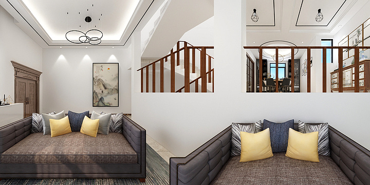 戴启明Kimin-TAE-休宁别墅-装修设计方案