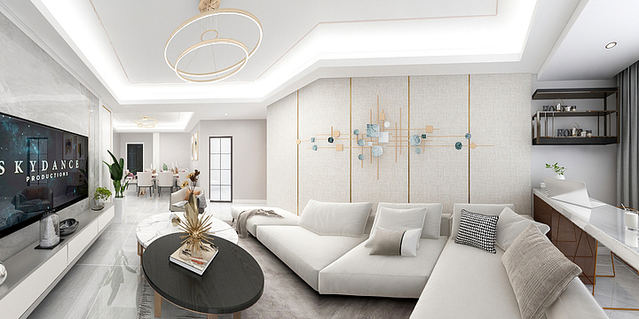 嗯哈guOI-王先生宅，御龙庭-装修设计方案