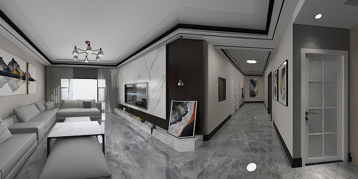 跨世纪装饰公司999-鸿基西湖春天-装修设计方案