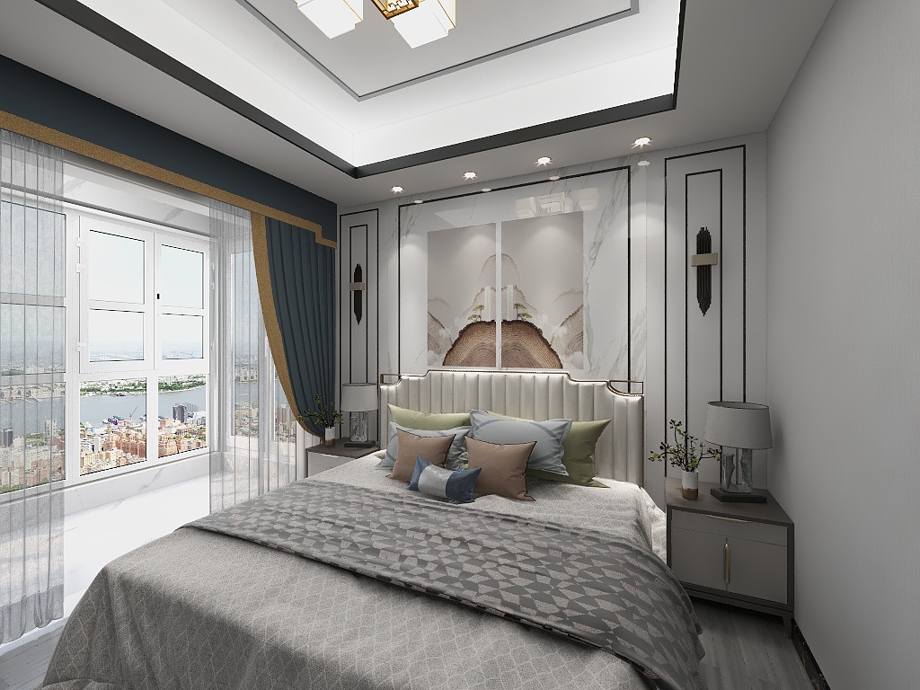 薛龙梅-杜家垣-石膏板吊顶-装修设计方案