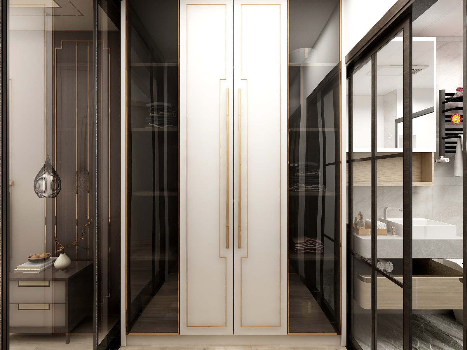 淘宝搜友诺设计-180方新中式-心海装修效果图