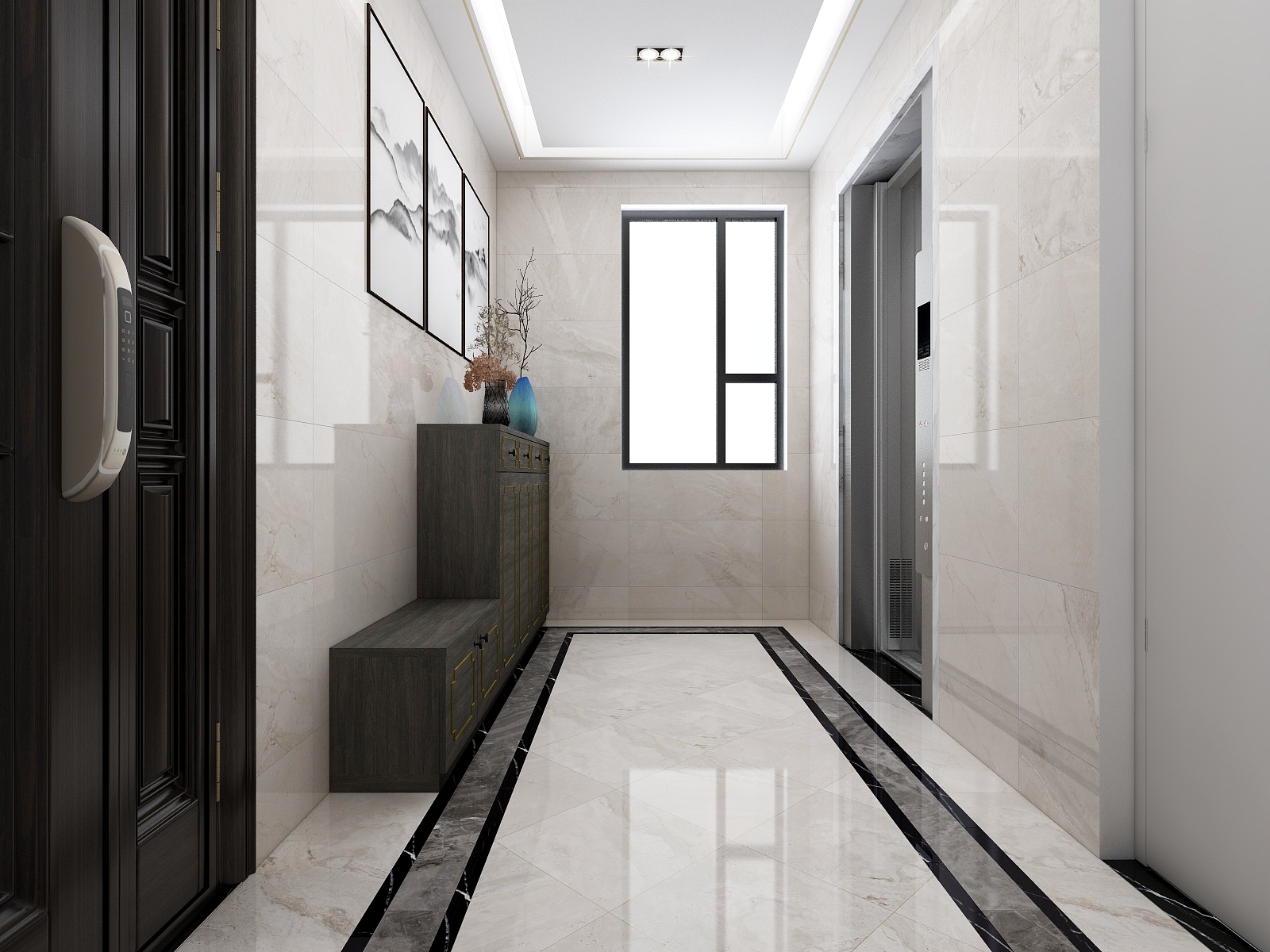 淘宝搜友诺设计-180方新中式-心海装修效果图